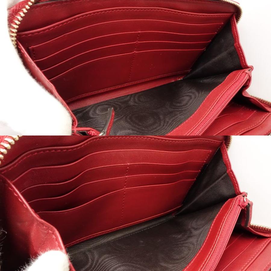 GUCCI グッチ トラベルケース マイクログッチシマ オーガナイザー 544250 マルチケース レザー レッド レディース/181879【中古】_7