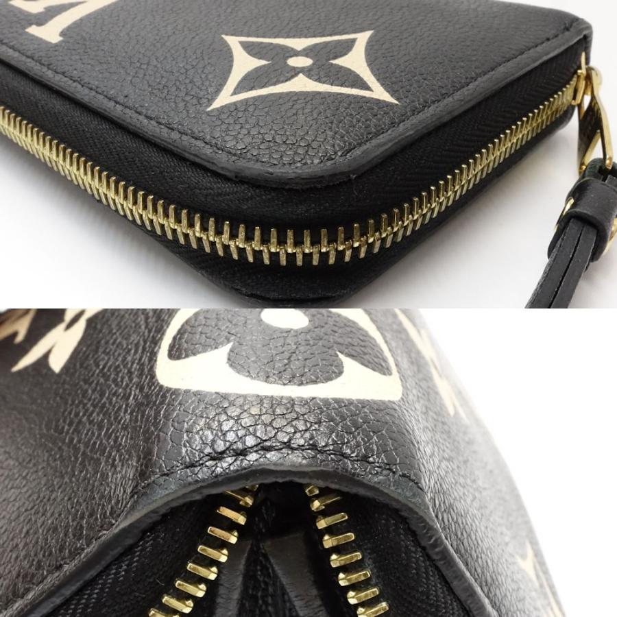【中古】LOUIS VUITTON ルイヴィトン 長財布 M80481 ジッピーウォレット モノグラム バイカラー アンプラント ブラック ベージュ レディース /181904 LOUIS VUITTON（ルイ・ヴィトン） 【中古】LOUIS VUITTON 長財布