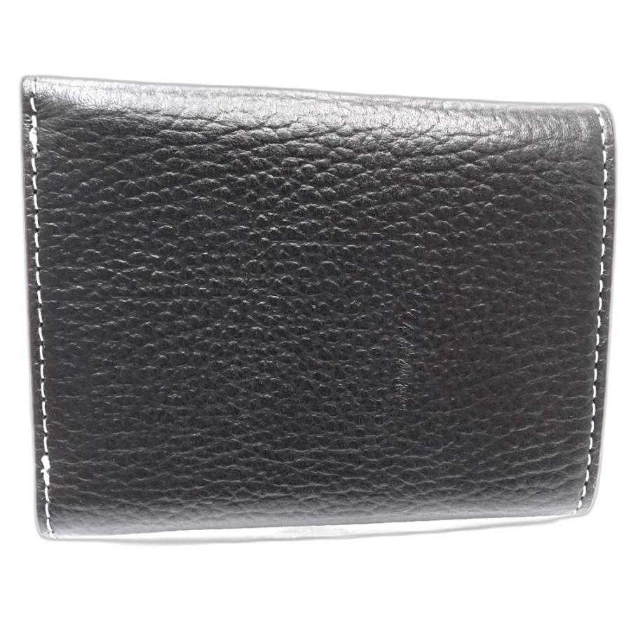お値下げしました！！美品russet ブラックレザー 二つ折り財布 ラシット russet レザー二つ折り財布(SO－003－OUT) （Black