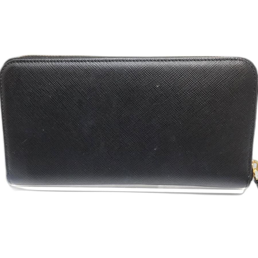 中古 プラダ PRADA 1ML506 レディース 長財布 ブラック サフィアーノレザー PRADA（プラダ） 【中古】PRADA 長財布 1ML506 ジップアラウンド