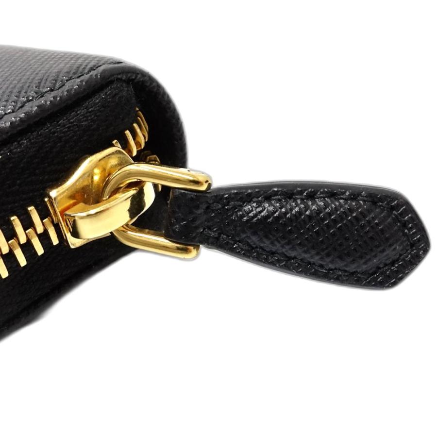 中古 プラダ PRADA 1ML506 レディース 長財布 ブラック サフィアーノレザー PRADA（プラダ） 【中古】PRADA 長財布 1ML506 ジップアラウンド