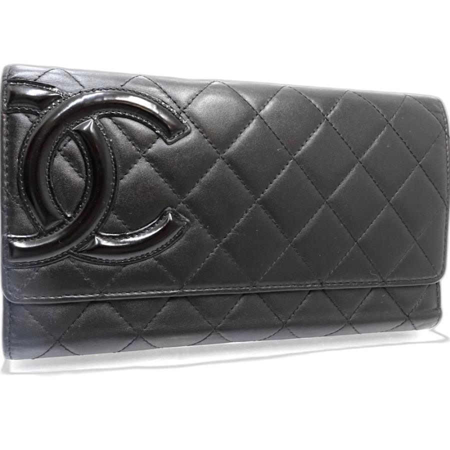 CHANEL（シャネル） 【中古】CHANEL 長財布 カンボンライン ロング