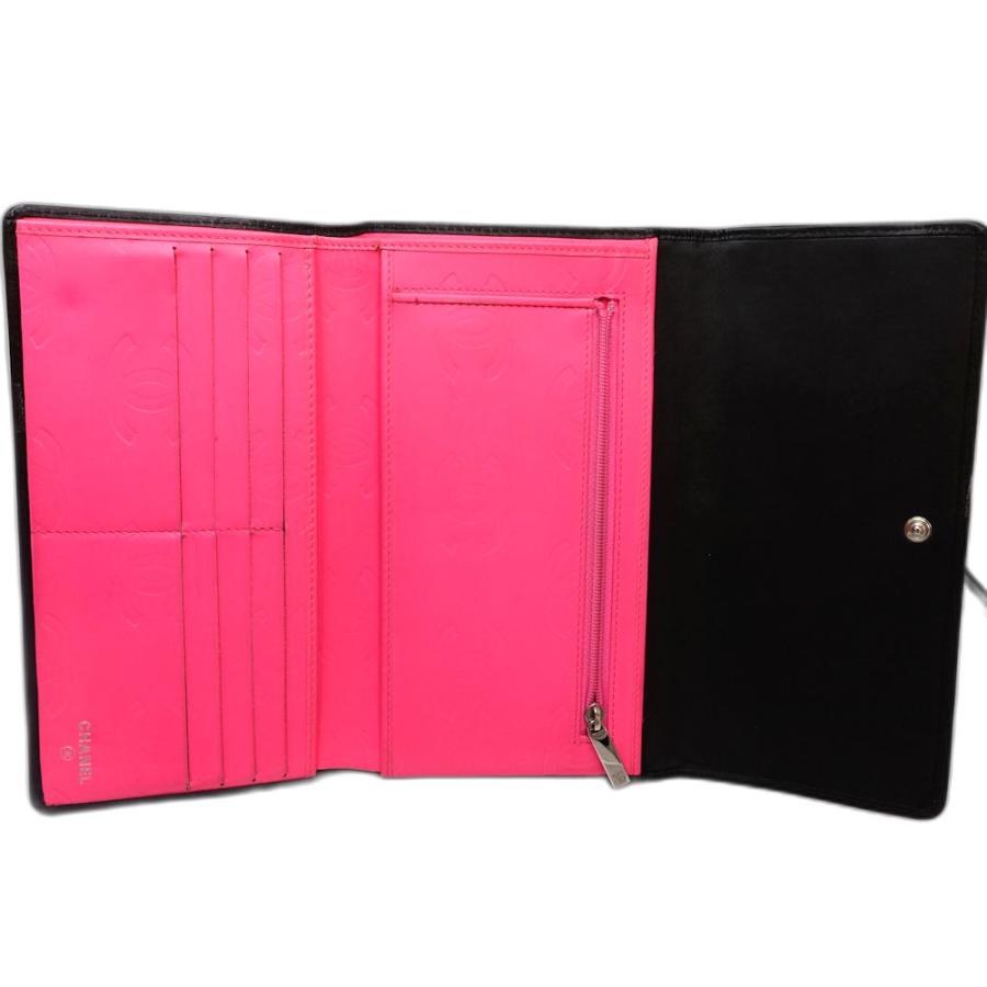 CHANEL（シャネル） 【中古】CHANEL 長財布 カンボンライン ロング