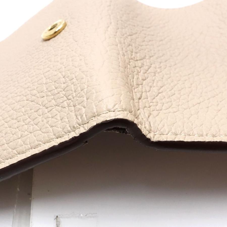 【中古】LOUIS VUITTON ルイヴィトン 三つ折り財布 M69340 ポルトフォイユ ロックミニ グレージュ レディース /181959 ルイヴィトンポルトフォイユ ロックミニ グレージュ レディース カーフ