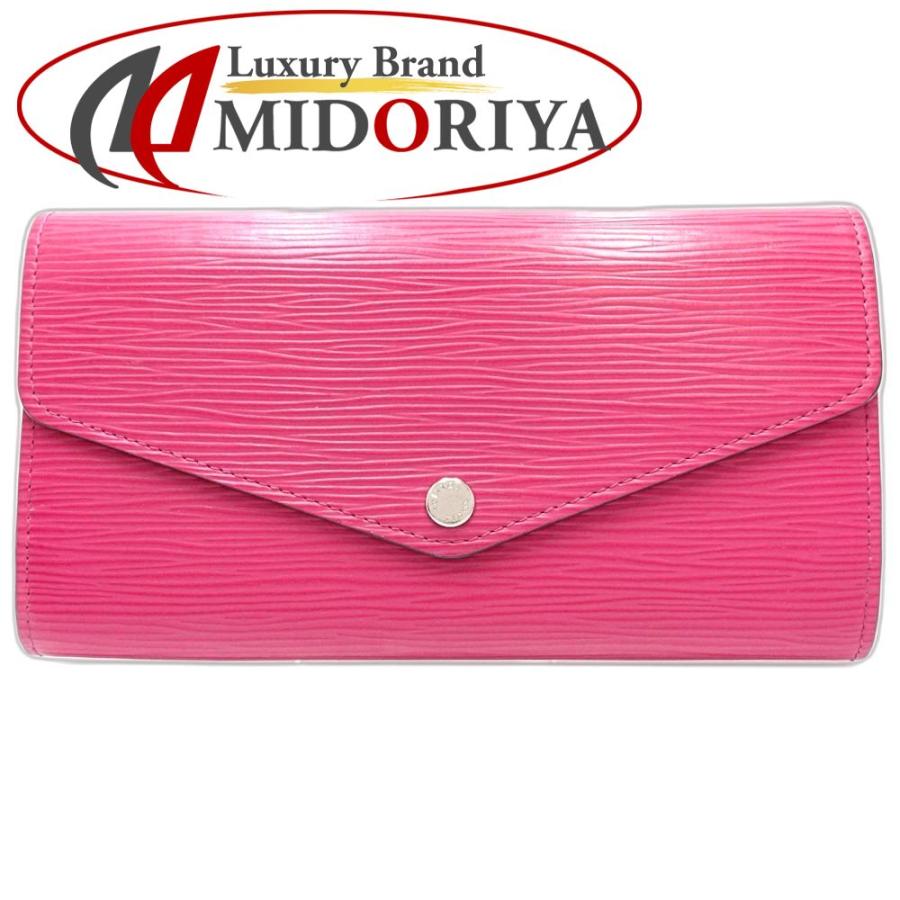 【中古】LOUIS VUITTON ルイヴィトン エピ 長財布 M41958 ポルトフォイユ サラ ホットピンク レディース /181968 LOUIS VUITTON（ルイ・ヴィトン） 【中古】LOUIS VUITTON エピ 長財布