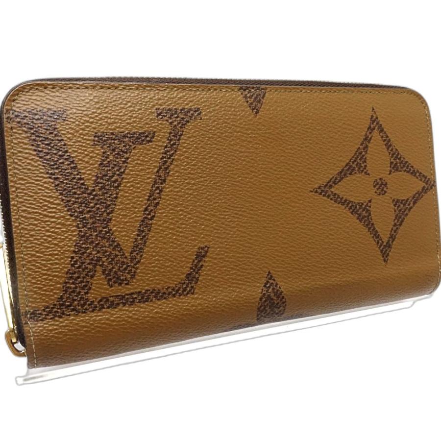 【中古】LOUIS VUITTON ルイヴィトン 長財布 M69353 ジッピーウォレット モノグラム ジャイアント リバース ブラウン レディース /181972 LOUIS VUITTON（ルイ・ヴィトン） 【中古】LOUIS VUITTON 長財布