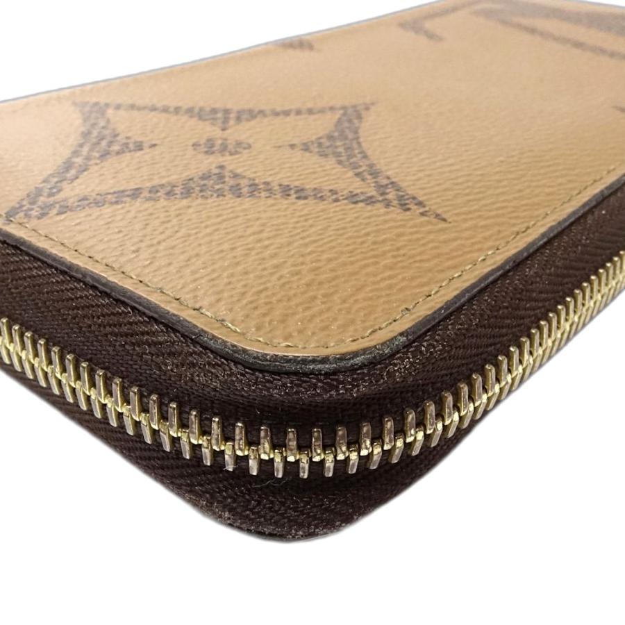 【中古】LOUIS VUITTON ルイヴィトン 長財布 M69353 ジッピーウォレット モノグラム ジャイアント リバース ブラウン レディース /181972 LOUIS VUITTON（ルイ・ヴィトン） 【中古】LOUIS VUITTON 長財布