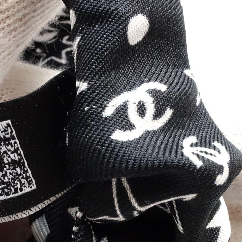 CHANEL シャネル ヘアアクセサリー シュシュ スター ココマーク シルク ブラック レディース/181993【中古】 CHANEL（シャネル） ヘアアクセサリー シュシュ スター ココマーク