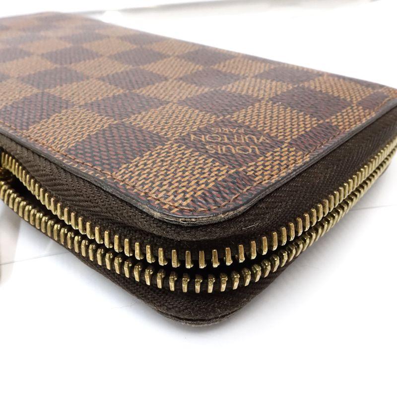 中古】LOUIS VUITTON ルイヴィトン ダミエ 長財布 N60015 ジッピー