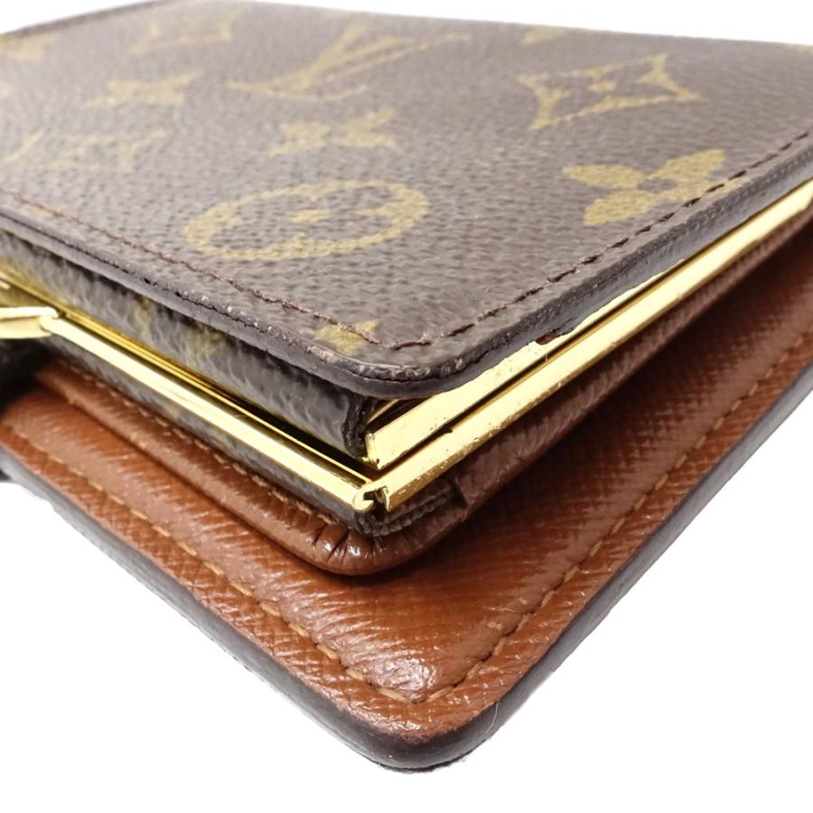 中古】LOUIS VUITTON ルイヴィトン モノグラム 二つ折り財布 M61674 
