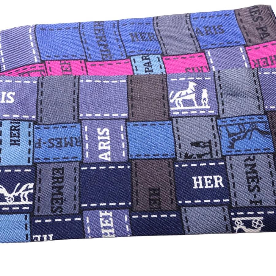 HERMES（エルメス） スカーフ ツイリー ボルデュック チェック 2個