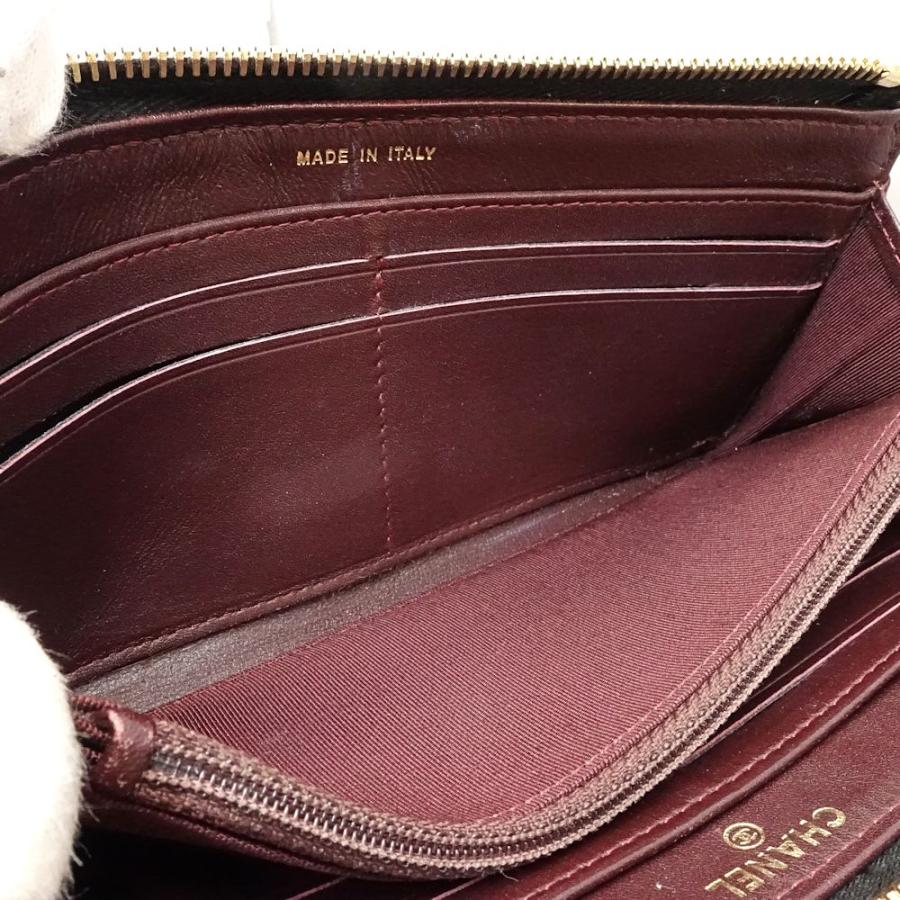 CHANEL（シャネル） 【中古】CHANEL 長財布 ココマーク マトラッセ