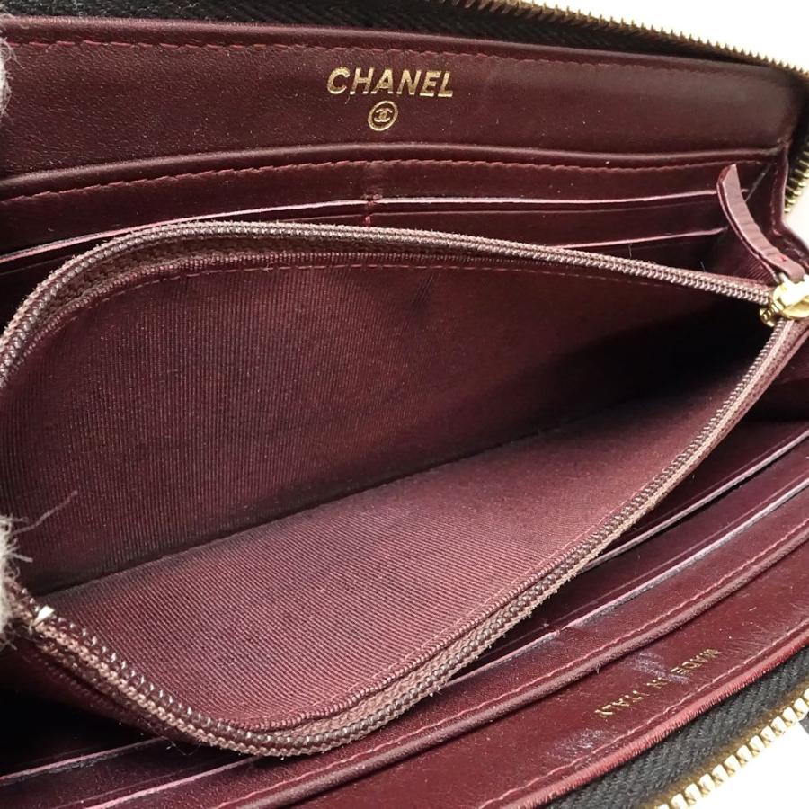 CHANEL（シャネル） 【中古】CHANEL 長財布 ココマーク マトラッセ