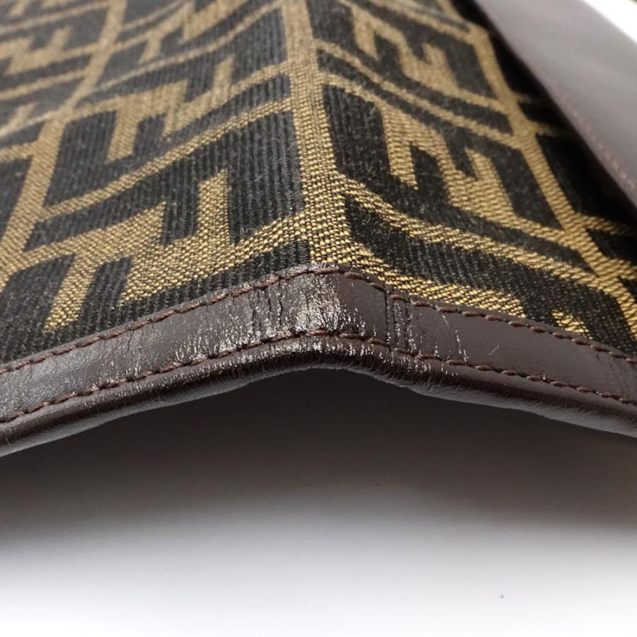 FENDI（フェンディ） 【中古】FENDI 長財布 ズッカ柄 Wフラップ ロング