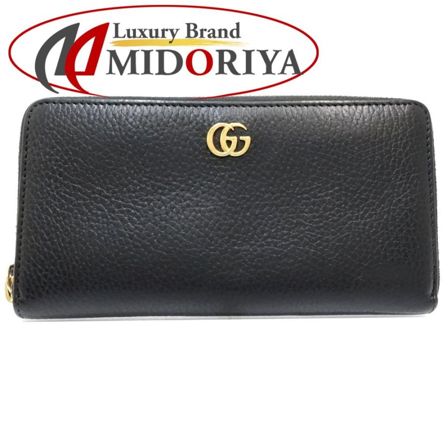 GUCCI（グッチ） 【中古】GUCCI 長財布 GGマーモント ラウンド