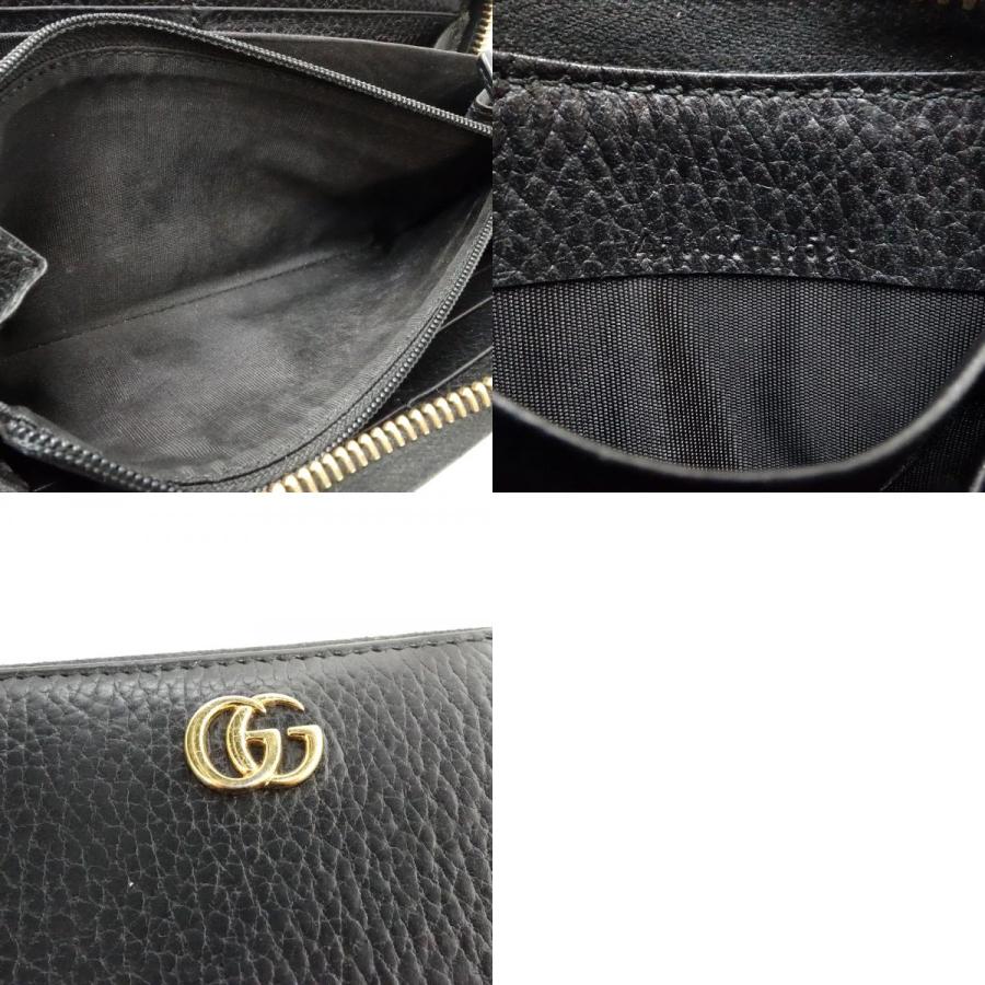 GUCCI（グッチ） 【中古】GUCCI 長財布 GGマーモント ラウンド
