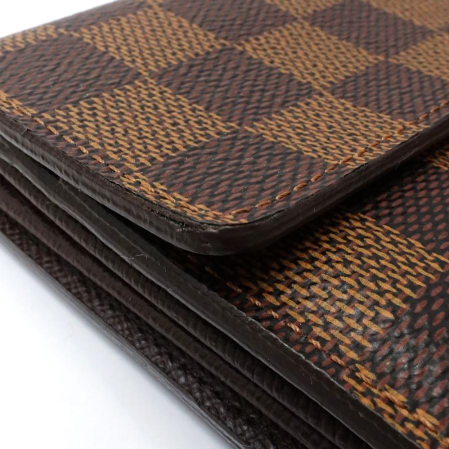 中古】LOUIS VUITTON ルイヴィトン ダミエ 長財布 N61734
