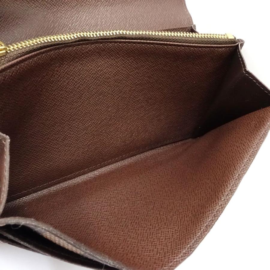 中古】LOUIS VUITTON ルイヴィトン ダミエ 長財布 N61734