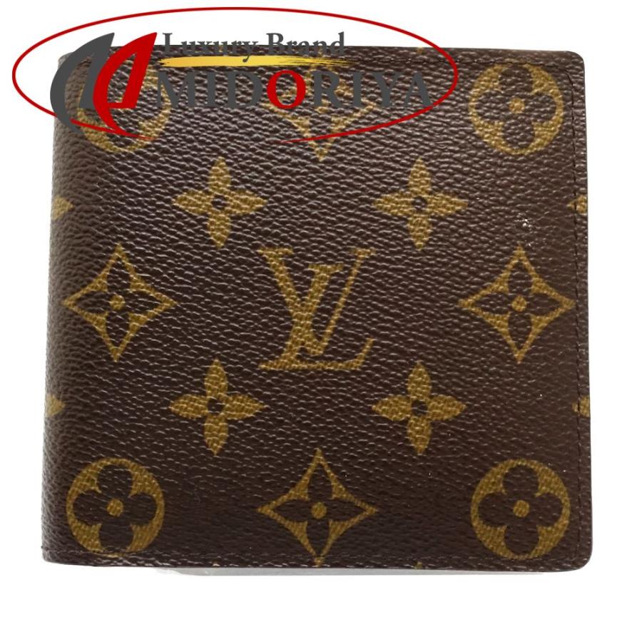 T*様 ルイヴィトン LOUIS VUITTON マルコ モノグラム M6167 中古】LOUIS VUITTON ルイヴィトン モノグラム 二つ折り財布 M61675