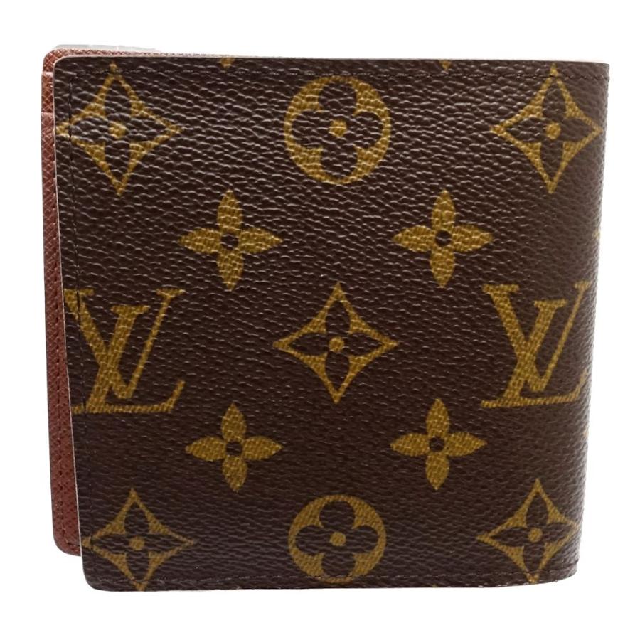 中古】LOUIS VUITTON ルイヴィトン モノグラム 二つ折り財布 M61675