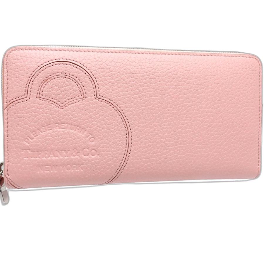未使用✨ ティファニー 折り財布 ラウンドファスナー レザー レディース TIFFANY&Co.（ティファニー） 【中古】TIFFANY&Co. 長財布 ラウンド