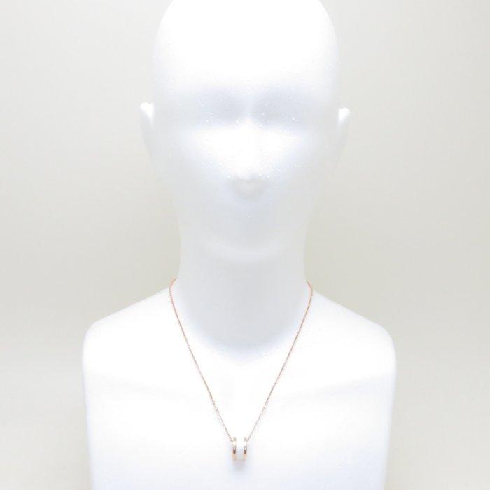 BVLGARI（ブルガリ） ビーゼロワン ネックレス ホワイトセラミック