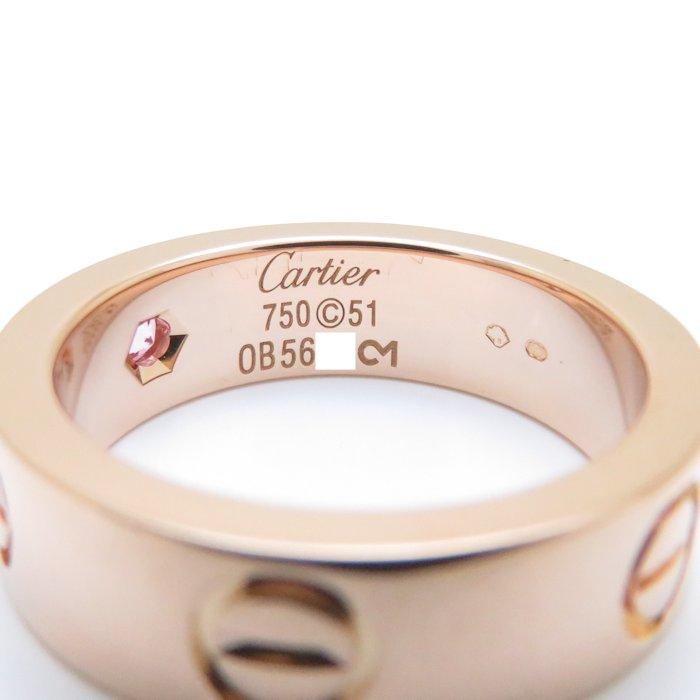 Cartier カルティエ ラブ リング 1Pピンクサファイヤ K18PG B4064400