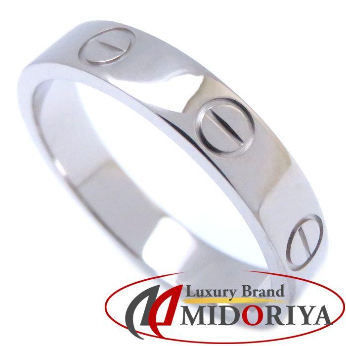 カルティエ リング 指輪 B4085100 Cartier カルティエ ミニラブ リング K18WG B4085100 #52 12号