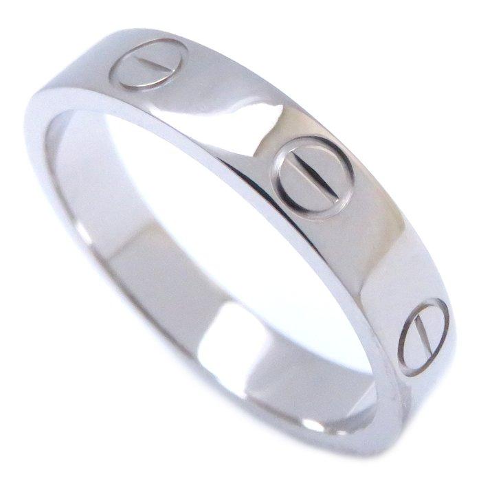 Cartier（カルティエ） ミニラブ リング K18WG B4085100 #52 12号