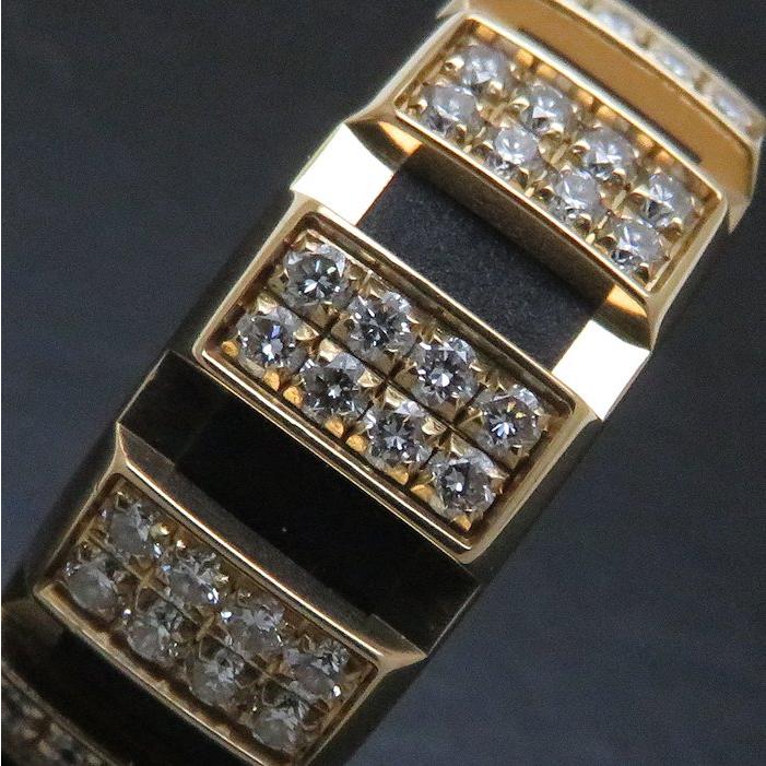 CHAUMET（ショーメ） クラスワン リング SM ダイヤモンド K18YGxラバー