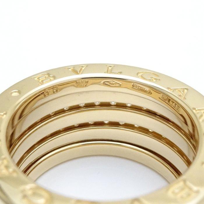 ブルガリ リング BVLGARI（ブルガリ） ビーゼロワン リング フルダイヤモンド K18YG 4