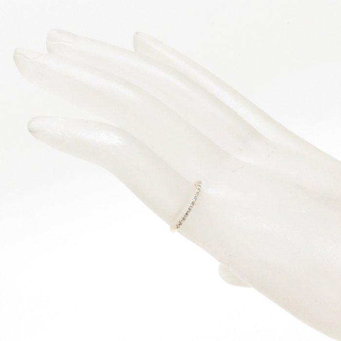 AHKAH ドゥーズブリエリング 9号 本体新品 ダイヤ美品 AHKAH（アーカー） ダイヤ リング ティナ ラージ ハーフエタニティ