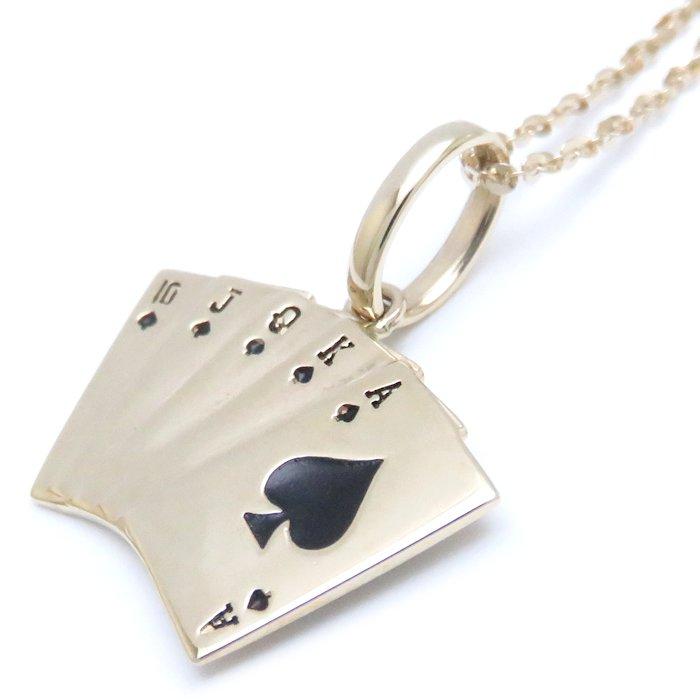 AVALANCHE アヴァラ ンチ ネックレス K10YG トランプ 3-10464-01