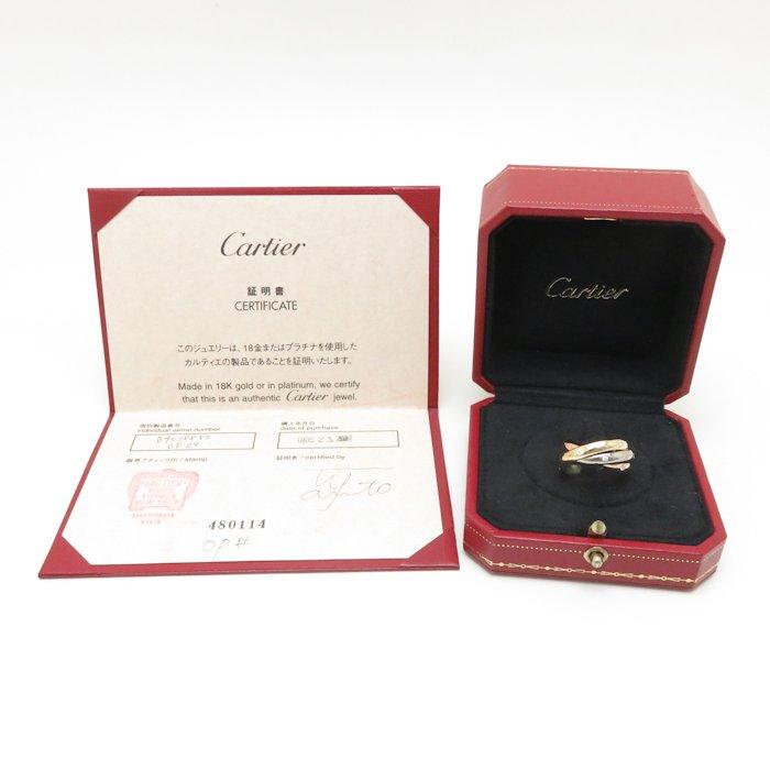 Cartier（カルティエ） トリニティ リング ダイヤモンド K18スリー