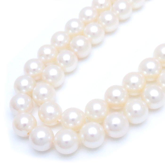 MIKIMOTO（ミキモト） パールネックレス 2連 40.5cm 真珠5.5〜6ミリ