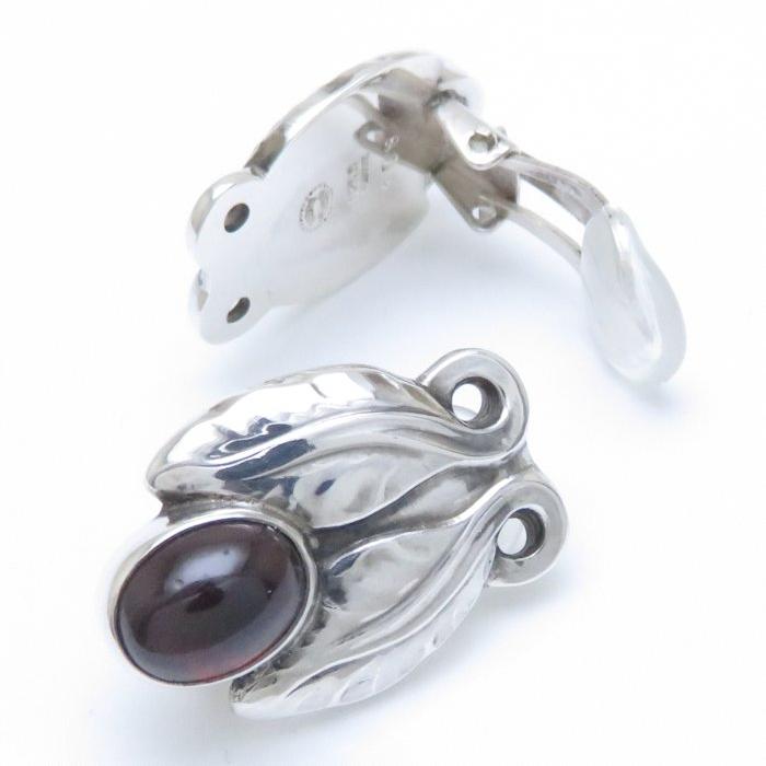 Georg Jensen ジョージジェンセン ガーネット 108 イヤリング