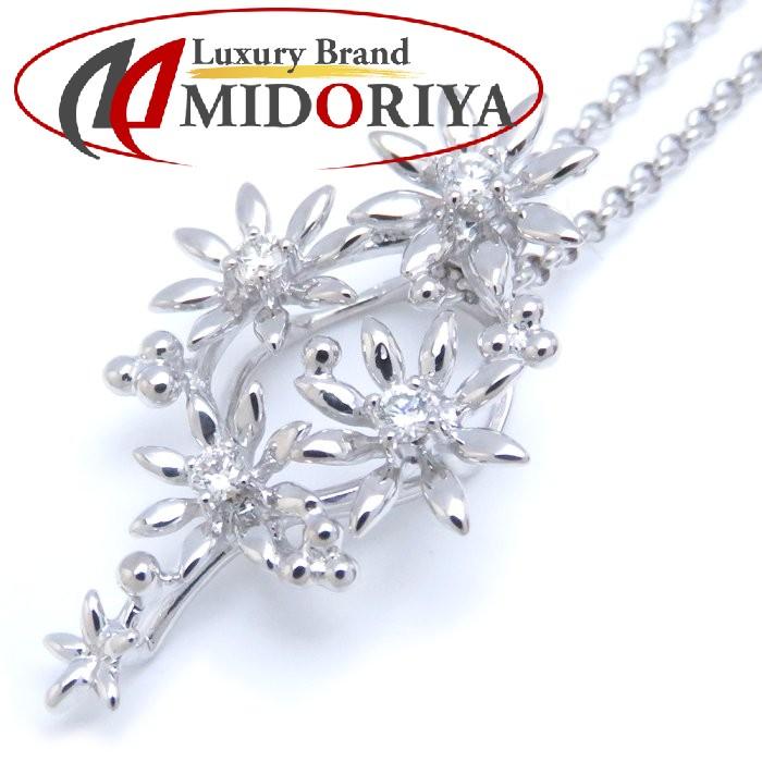 買い保障できる 田崎真珠 TASAKI ダイヤモンド ネックレス フラワー