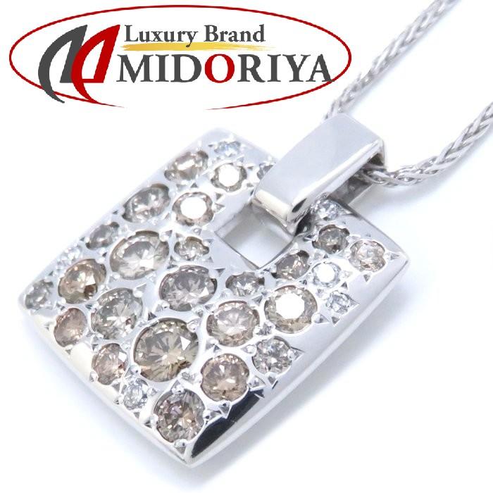 カシケイ Kashikey メランジェ ペンダント ネックレス ブラウン  