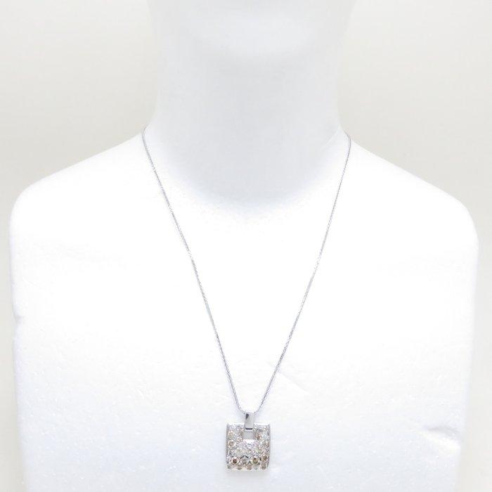 カシケイ Kashikey メランジェ ペンダント ネックレス ブラウン  