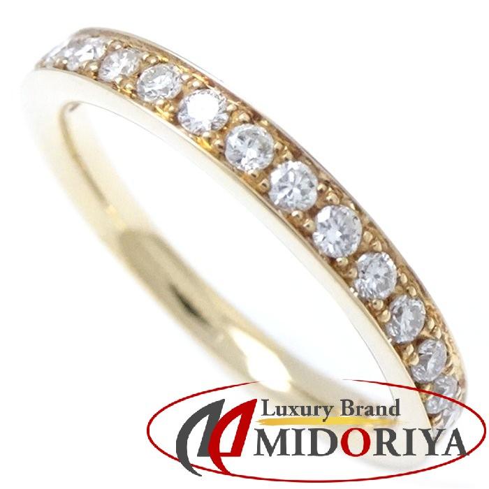 ヨンドシー 4℃ ダイヤモンド リング 指輪 8号 ハーフエタニティ K18YG  