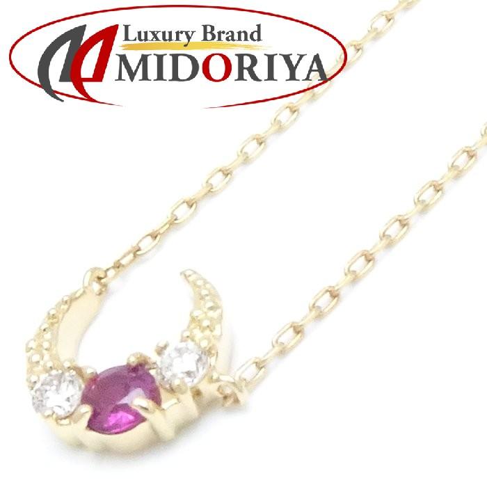 スタージュエリー STAR JEWELRY ムーン ネックレス ルビー 