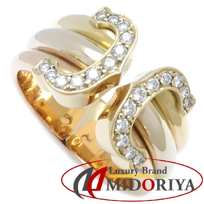 カルティエ ダイヤモンド2Cリング #52 楽天市場】カルティエ 2C ダイヤ リング SM ＃52 約12号 指輪