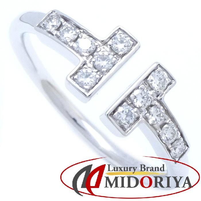 ティファニー Tワイヤー エタニティ リング K18WG ホワイトゴールド