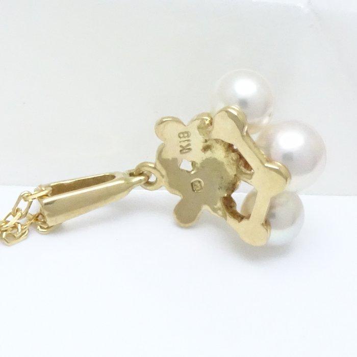 MIKIMOTO ミキモト ネックレス ベビーパール フラワーモチーフ 花 