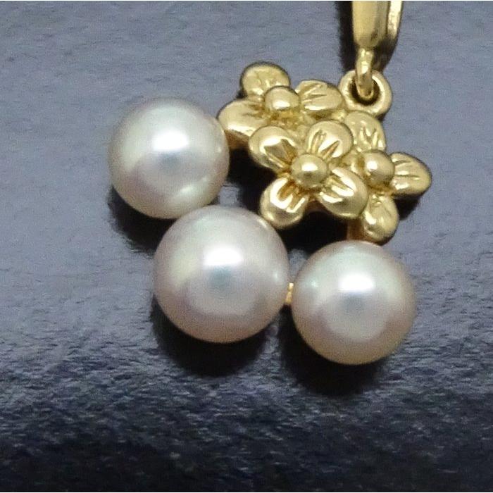 MIKIMOTO ミキモト ネックレス ベビーパール フラワーモチーフ 花 
