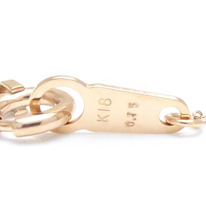 CELINE セリーヌ ダイヤモンド ネックレス 一粒ダイヤモンド0.15ct 