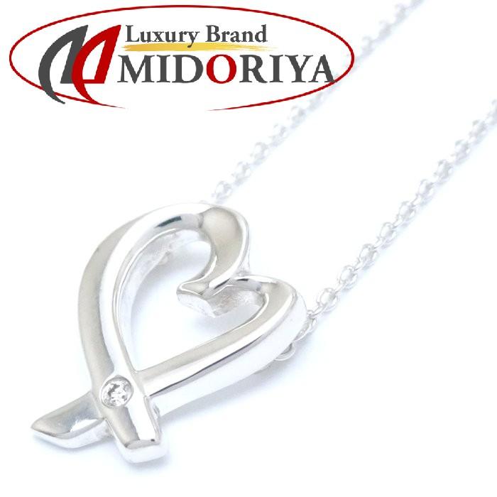 TIFFANY&Co. ティファニー ラビングハート ネックレス 1Pダイヤモンド  