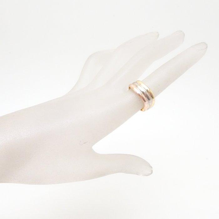 カルティエ CARTIER ヴィンテージ スリーカラー リング 指輪 #54 13.5 