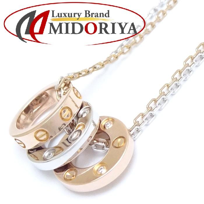 Cartier カルティエ CARTIER LOVE ネックレス スリーフープ 6P  