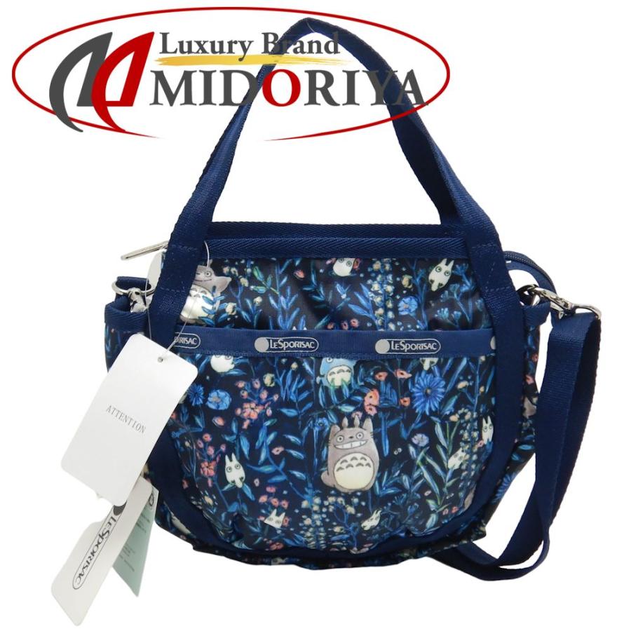 レスポートサック LeSportsac SMALL JENNI ハンドバッグ トトロコラボ 2WAY ポリエステル ネイビー / 250160